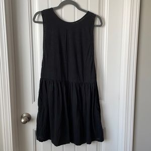 Roxy Cotton Knit Sleeveless Black dress- sz M